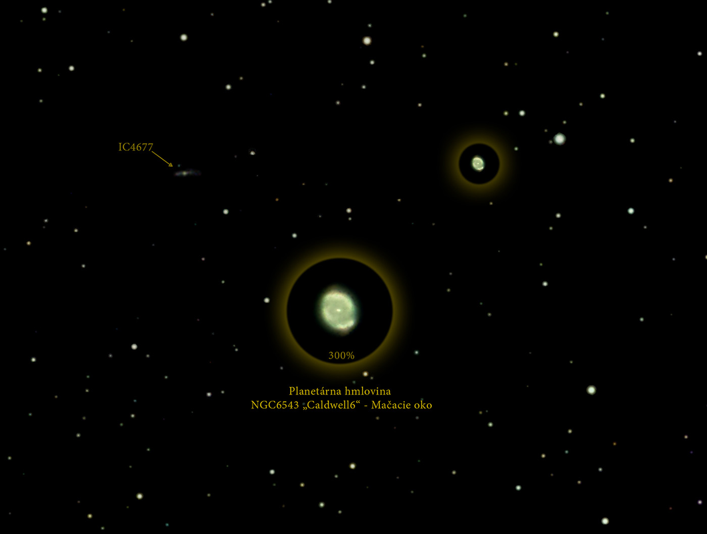 NGC-6543 Mačacie oko